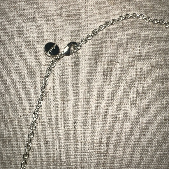 Stella & Dot Silver Plated Topaz & Clear Quartz Stone Dangles Necklace 29" - Picture 6 of 6